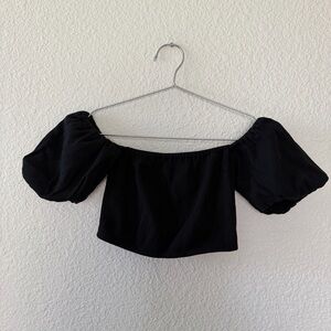 Reformation black set (skirt and top)